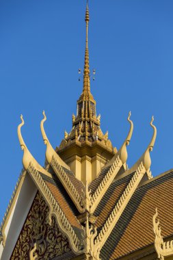 Phnom Penh Kraliyet Sarayı çatısı. Khmer mimarisi, Camb