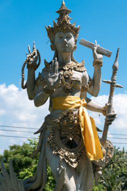 Bali, Endonezya Hinduizm figürleri ile Bali heykeli