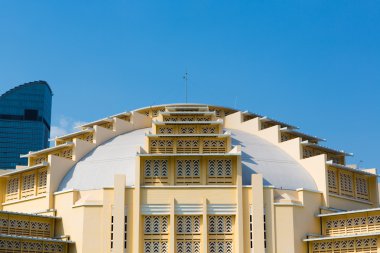 Phnom Penh, Kamboçya şehrin ortasındaki Merkezi Pazar