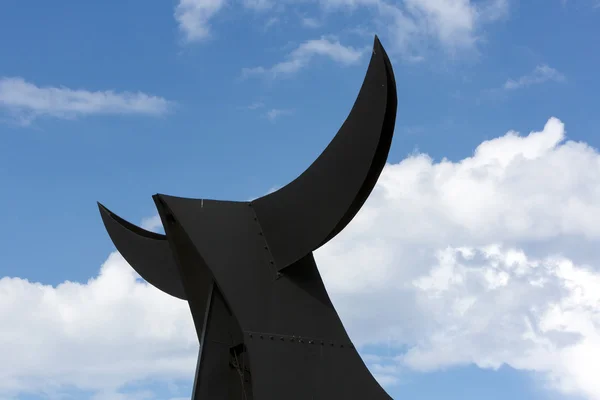 Toro, escultura en Quito, Ecuador — Foto de Stock