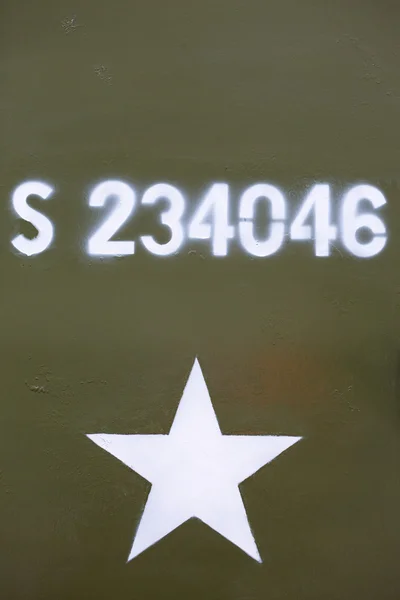 Военная армейская звезда — стоковое фото
