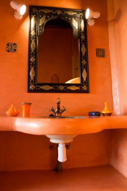 Classical Moroccan bathroom clipart