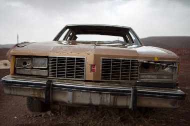 Eski ve paslı Royale batık, Fas