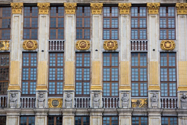 Edifício ornamentado da Grand Place em Bruxelas — Fotografia de Stock