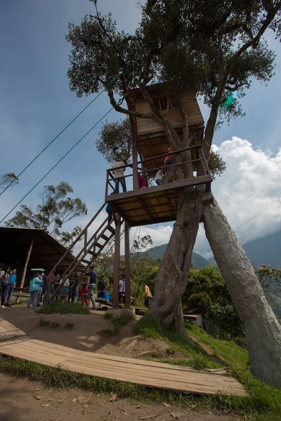 La casa del Arbol in Banos, Ecuador — Stock Photo, Image