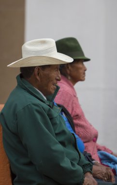 eski yerli halk Banos, Ekvador'da oturan