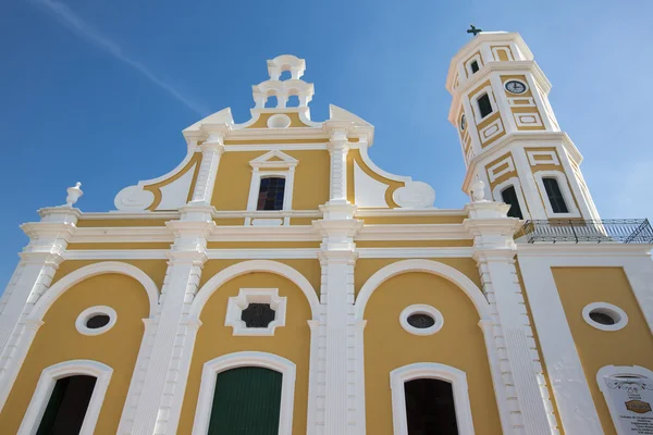 Katedra w centrum z Ciudad Bolivar, Wenezuela — Zdjęcie stockowe