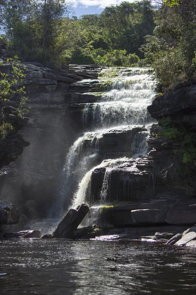 Cascada en la Laguna de Canaima, Venezuela —  Fotos de Stock