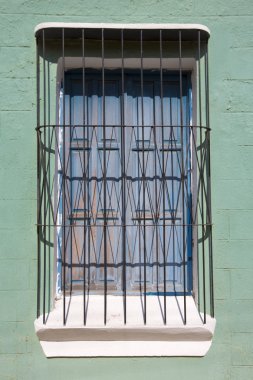 Eski sömürge mimarisi ayrıntı, Ciudad Bolivar, venezuela