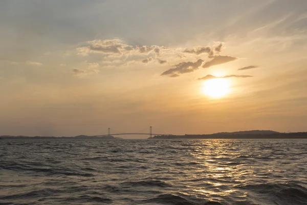 Sunset on the Orinoco River, Ciudad Bolivar, Venezuela — Stock Photo, Image