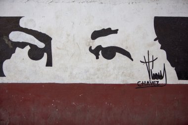 Hugo Chavez stilize gözünde tasarımını