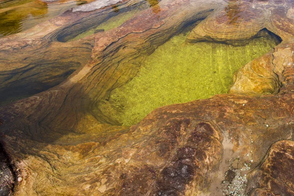 De natuurlijke jacuzzi op de top van Mount Roraima, Venezuela — Stockfoto