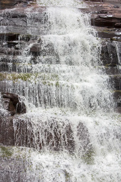 Vallende water, waterval detail in Angel Falls, Venezuela — Stockfoto