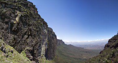 Roraima Tepui - Table Mountain - üçlü sınırdan, Venezu göster
