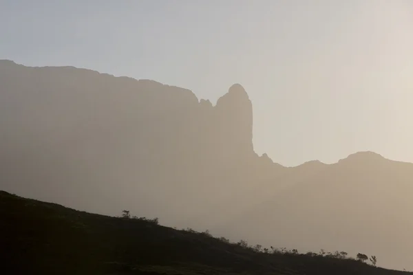 Roraima tepui během ranního světla - Venezuela, Jižní Am — Stock fotografie