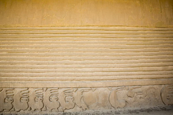 Detail of historic city of Chan Chan, Trujillo — Stock Photo, Image