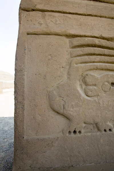 Detalle de la histórica ciudad de Chan Chan, Trujillo — Foto de Stock