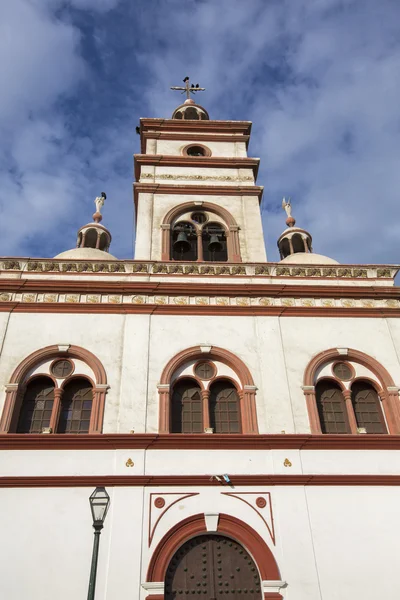 Old colonial church in Trujillo, Peru — Stok fotoğraf