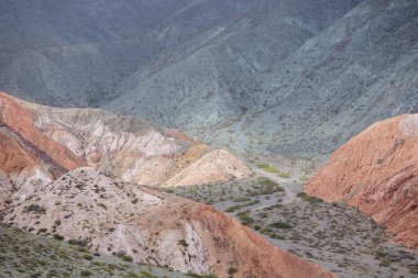 Purmamarca, colorful mountains in Argentina 