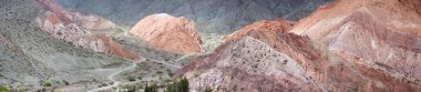 Purmamarca, colorful mountains in Argentina 
