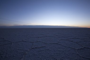 Uyuni Salar Sunrise sabah, Bolivya