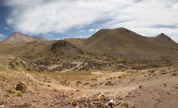 Ruinerna av den antika byn San Antonio de Lipez i Bolivia — Stockfoto
