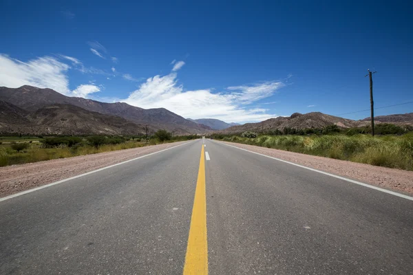 Rota Nacional 40 no norte da Argentina — Fotografia de Stock