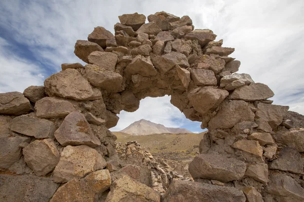 Ruïnes van het oude dorp van San Antonio de Lipez in Bolivia — Stockfoto