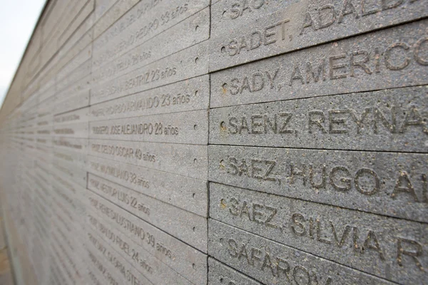 Park of the Memory in Buenos Aires, Argentina — Stock Photo, Image