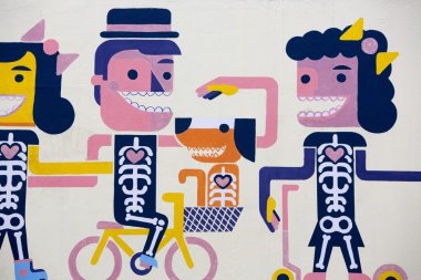 Duvar yazılarını ve Street sanat Bogota