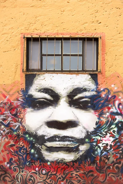 Graffiti e arte de rua em Bogotá — Fotografia de Stock