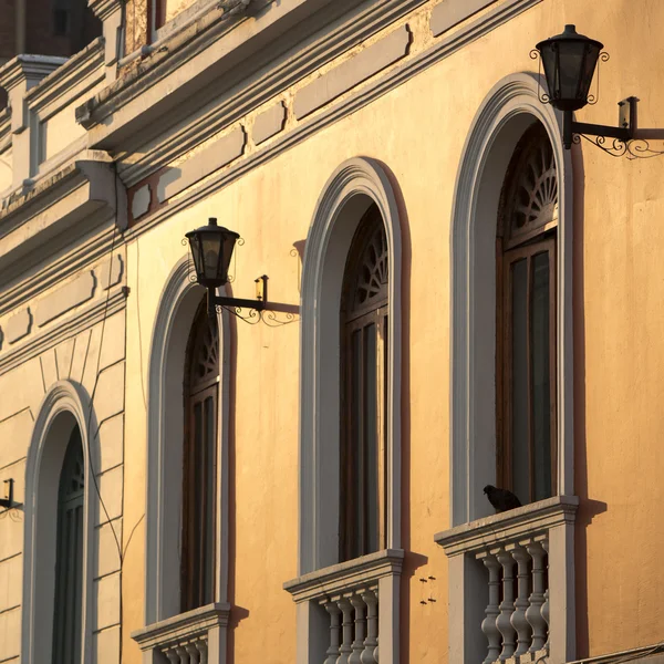Sunset and colonial architecture in Bogota — Stock Photo, Image