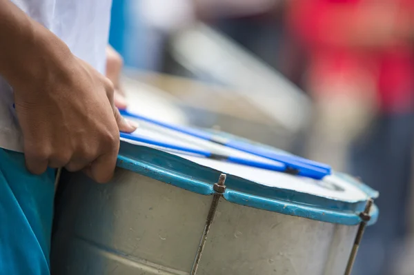 Drummer in occasione dell'apertura del carnevale di Salta, Argentina — Foto Stock