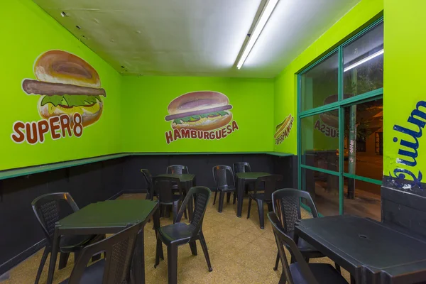 Vintage colored Fast food in Buenos Aires — Stock Photo, Image