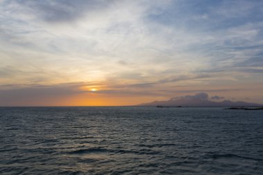 Margarita Adası Venezuela'günbatımı