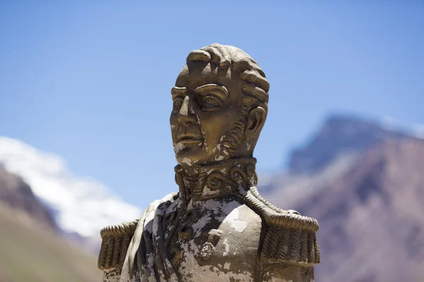 General San Martin at the Aconcagua National Park, Argentina — Stock Photo, Image