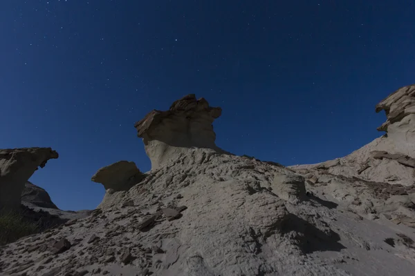 Sandsten bildas i ischigualasto, argentina — Stockfoto