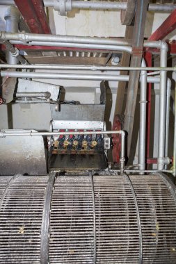 Vintage kahve endüstrisi Kolombiya iç