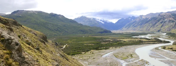 Národního parku Los Glaciares v El Chalten, Patagonie — Stock fotografie