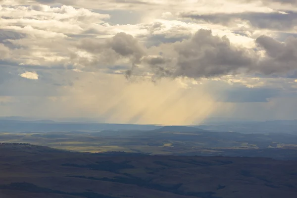 Ochtend op Gran Sabana in heer Roraima, Canaima in Venezuela — Stockfoto