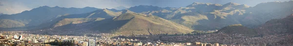 Vue Aérienne De La Ville De Cusco Avec Les Montagnes Andes à Cusco, Pérou — Photo