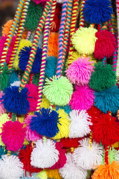 Group of colored Peruvian — Stock Photo, Image