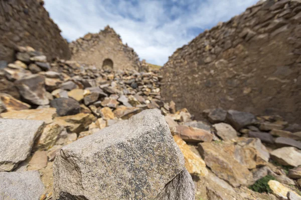 Rovine dell'antico villaggio di San Antonio de Lipez in Bolivia — Foto Stock