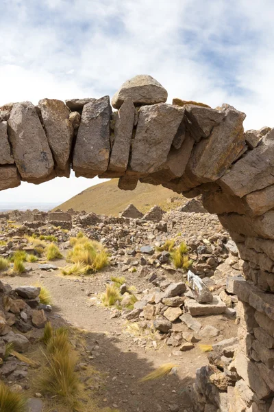 Ruinerna av den antika byn San Antonio de Lipez i Bolivia — Stockfoto