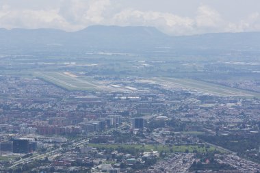 Bogota ve El Dorado Havaalanı, Kolombiya havadan görünümü