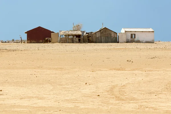 Modder huis, typisch huisvesting van Wayuu Indianen in La Guajira — Stockfoto