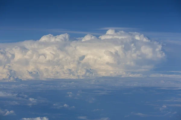 Blue sky with white clouds over the Amazonas, Colombia — Stock Photo, Image