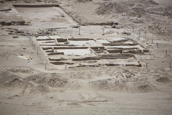 Wykopaliska archeologiczne Huaca del Sol y de la Luna, Peru — Zdjęcie stockowe