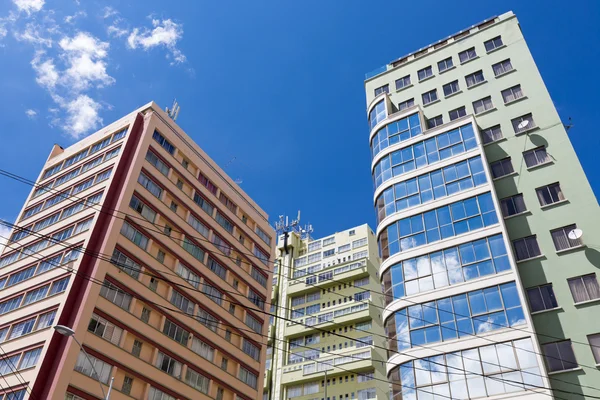 Moderna byggnader i La Paz i Bolivia, Sydamerika — Stockfoto