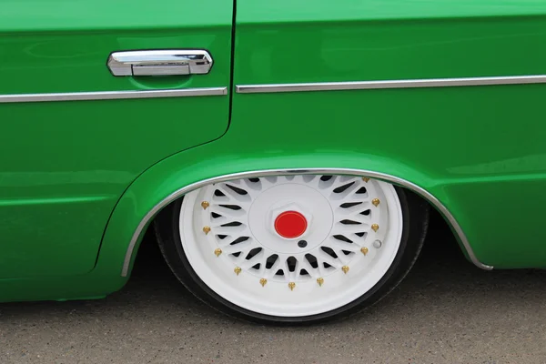 Car wheel, vehicle - retro — Stock Photo, Image